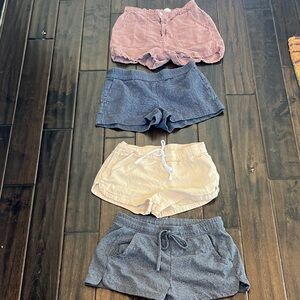Bundle of Four Pairs of Size Medium Women’s Casual Shorts